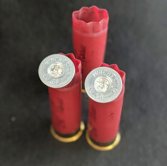 Winchester once fired Shotgun Shell Cufflinks - Picture 4 of 5